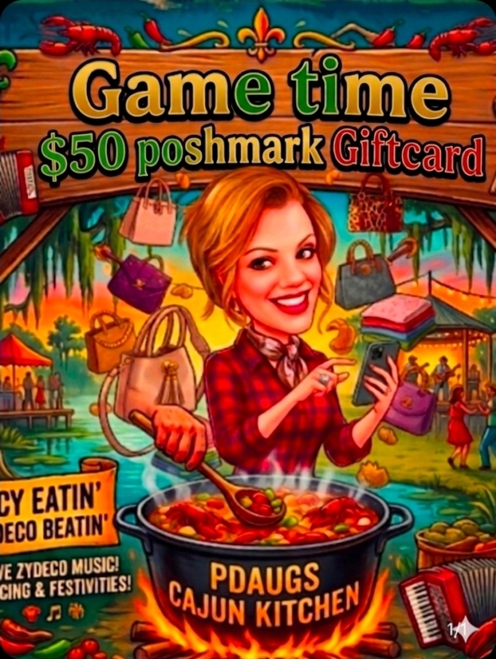 Game Time $100 Poshmark Giftcard - Multicolor